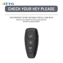 For Ford Mondeo Focus 3 MK3 ST Kuga Fiesta Escape Ecosport Titanium 3 Button Keyless Entry Remote Accessories TPU Smart Key Fob Case Protective Cover Compatible - Model D - View 7