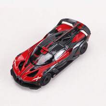 Burago 1:64 Scale Bugatti Bolide Die-Cast Model Car; Includes Display Case And Base; A Creative Collectible, Display Piece, Or Gift; Suitable For Ages 14+. - Red - View 3