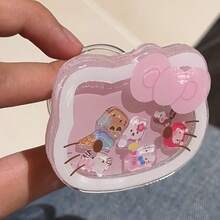 SANRIO 1個 Hello Kitty 手機支架，可愛卡通設計，背膠式，適合懶人看電影，兼容所有機型，內含動態可愛配件，創意小禮物，萬聖節熱門款 - 彩色 - 查看 8