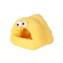 ITANDME Hamster Nest, Hamster Bed, Cute Triangle Hamster Nest, Winter Long Fur Hamster Nest, Suitable For Hamsters, Golden Hamsters And More - View 17