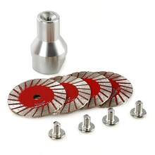 1 Set/5 Pieces Grinding Cutting Wheel 40mm 5/8-11 With Removable Flange Stone Carving, Cutting And Grinding, Suitable For Granite, Marble, Concrete, Ceramic And Other Types Of Stone - Diamond Cutting Disc Set - View 7