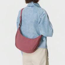 Adidas Originals EVERYDAY ICONS 4.8L Logo Zip-Closure Polyamide Crossbody Bag Women's Red - Rusty Rose - View 3