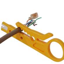 1/11pcs-Coaxial Cable Stripper Automatic Wire Stripper Rotary Stripping Knife Network Cable Pliers High Impact Resistant Material Multi-Function Cable Stripping Tool Network Wiring Dedicated, Weak Current Engineering Professional Tool. Manual Tool. Rotary One Turn Three Layers Full Stripping, No Damage To Wire Core Super Labor-Saving, High Impact Resistant Material Can Be Used Freely On Construction Site~Rotary Operation, Labor-Saving And Efficient, No Damage To Wire Core, No Signal Loss. Convenient And Practical, Sturdy And Durable, Beautiful And Practical. - Multicolor - View 9