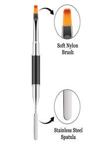 6 Pcs Nail Art Liner Brush Set, Dust Proof Cap Nail Painting Tools - Multicolor - View 3
