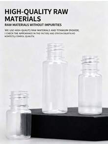 10/20/30/50ml Spray Refill Bottles, Fine Mist Transparent White Plastic Spray Bottles, Small Nasal Spray Bottles - Clear - View 8