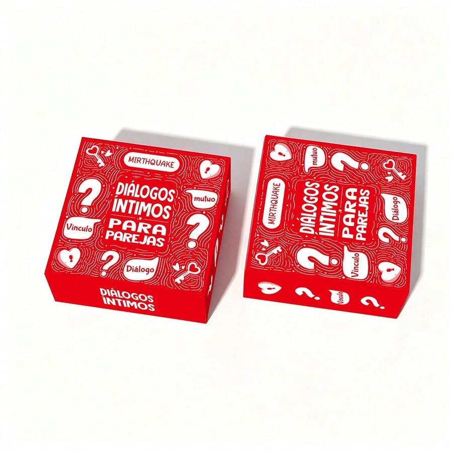 Diálogos Intimos Para Parejas Couple Conversation Card Game, Spanish Relationship Question Game, Great Gift For Christmas, Game Party, Interactive Social Game For Couple Date Nights & Adult Gatherings - Multicolor - View 1