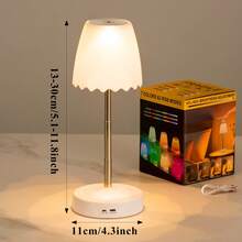 1PC Adjustable Height Gesture Sensor LED Desk Lamp, Rechargeable Bedside Night Light, Bedroom Bar Atmosphere Decorative Table Lamp - Gesture-controlled Desk Lamp - View 14