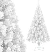 Christmas Tree  Artificial Xmas Tree White Premium PVC Bushy Realistic Fir Quick Installation Natural With Metal Stand For Christmas New Year Decorations - White - View 15