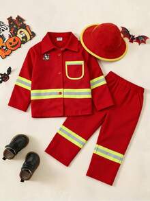 Tween Boys Costumes - Red - View 2
