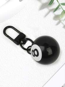 Móc khóa mini màu đen hình quả bi snooker số 8, móc khóa chủ đề thể thao, phụ kiện thời trang cho người đam mê bi-a, phụ kiện bi-a chân thực, phụ kiện DIY, quà lưu niệm câu lạc bộ bi-a, móc treo túi, móc khóa ô tô, móc khóa ba lô, móc khóa cho nam và nữ, quà tặng sinh nhật, quà lễ hội, quà tiệc, quà lưu niệm sự kiện, quà tặng bạn bè - Nhiều màu - Xem 6