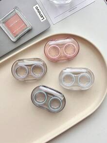 XIANG YU Transparent Leak Proof Contact Lens Box, Contact Lens Box, Lens Box, Storage Box, Suitable For School Outdoor Travel And Home Essential Storage Tools. - Multicolor - View 14