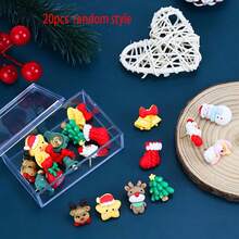 20/30pcs Christmas Theme Push Pins, Suitable For Bulletin Board, Cork Board, Wall Map, Photo Wall, Decorative Office Organization Tool, School Supplies, Home Decor, Christmas Party Decoration (Random Style) - Multicolor - View 7
