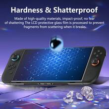 ONETIAOLONG Tempered Glass Screen Protector Compatible With Switch 2 With Alignment Frame Install Tool, 9H Shatterproof Anti-Scratch Anti-Fingerprint Screen Film, HD Clear / Anti Blue Light / Matte Anti-Glare Optional, Bubble Free Gaming Accessory - View 7