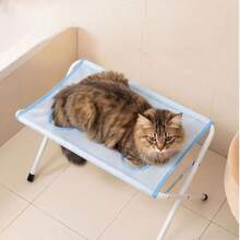Breathable Mesh Pet Bathing Hammock, Foldable Cat & Dog Grooming Restraint Hammock, Pet Grooming Cleaning Tool For Hair Trimming, Blow Drying, Nail Clipping - one-size - View 8
