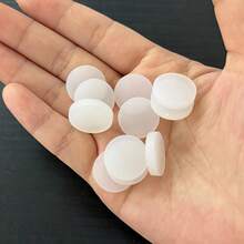 20PCS Thick Solid Silicone Pads, Anti-Slip Anti-Collision Silicone Gaskets, Cuttable Wear-Resistant Silicone Blind Plugs, 3mm Thickness - A - View 6