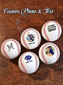 Personalized Baseball, Customized Baseball, Team Ball, League Ball, Baseball Gift, Baseball Season Gift Idea, Souvenir, Engraved Baseball, Personalized Gift From Son To Father, Team/League Ball, Perfect Christmas Gift - Multicolor - View 4
