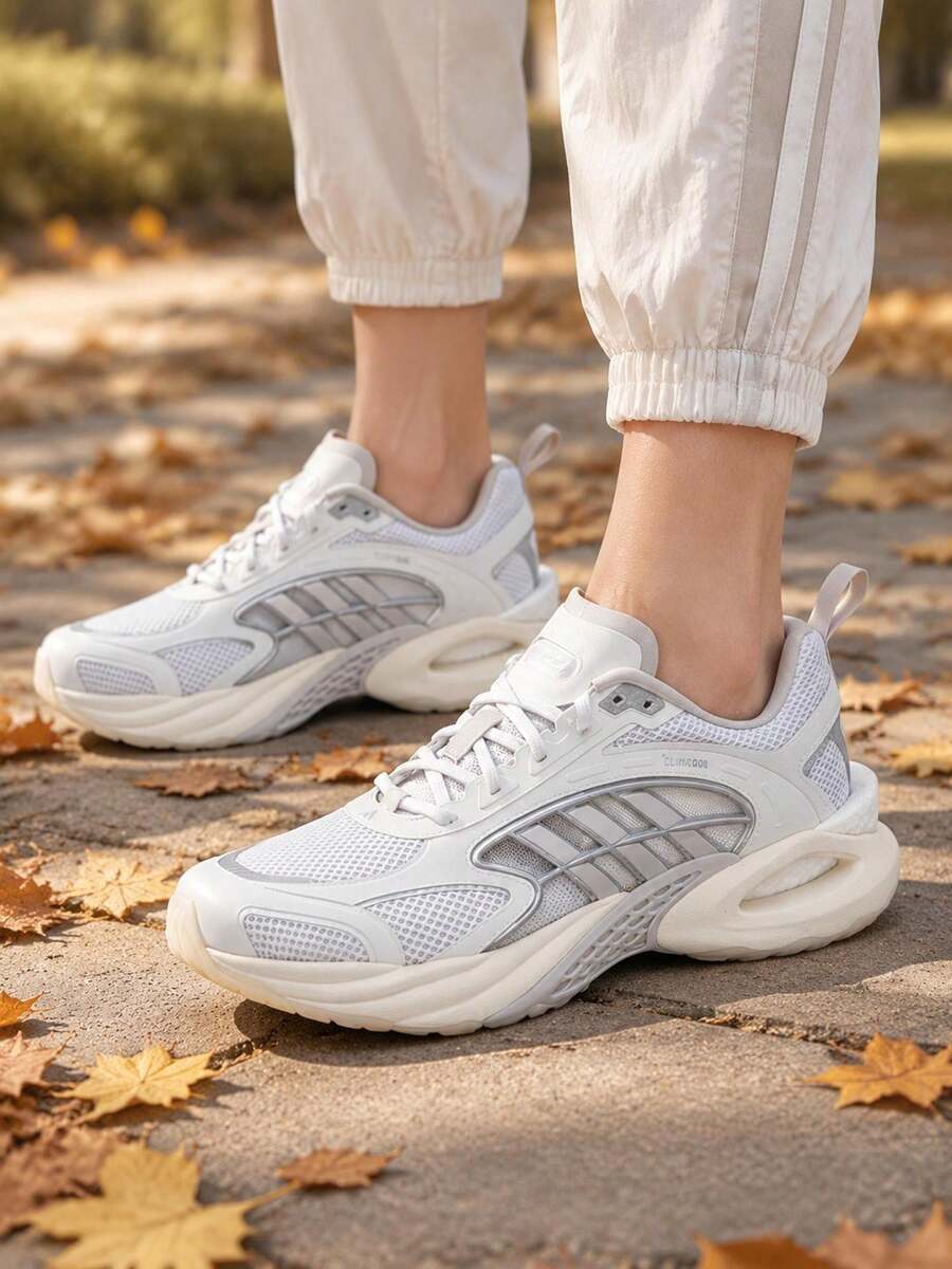 Adidas Men's & Women's Running Shoes CLIMACOOL VENTO 4.0 Mesh Breathable Casual Running Sneakers KK1813 - White/Bright White/Metallic Silver - View 1