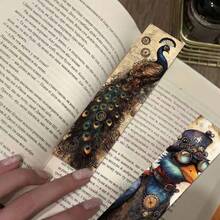 Halloween 30pcs Steampunk Bookmarks -Quirky Gothic Style Highly Colorful, Beautiful Reading Book Page Labels, Journal Notebook Decorative Markers, Creative Paper Cards For Book Lovers - A - View 3