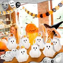 Halloween Candy Bag 2026 New Little Ghost Tote Bag Candy Pouch White Little Ghost Surprise Gift Bag Gift Box Halloween Essential - Ghost Candy Bag - View 6