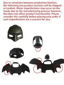 Halloween Pet Mask + Bat Wings 2pcs Set, Cat Cool Mask Adjustable Neck Collar Small Wings Costume, Suitable For Cat Owners, Holiday Pet Dress Up, Halloween Party For Cats To Wear And Transform For Photos - Multicolor - View 10
