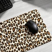 Leopard Print XL Large Mouse Pad With Stitched Edges Long Non-Slip Rubber Base Mousepad Cheetah Animal Laptop Keyboard Mat Desk Pad For Office Home Desk Decor - View 12