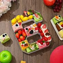 1 White Party Plate And Tray With Numbers 0-9 - Cute Numbers For Birthdays, Weddings, Cake Boxes, Food Display Stands, Paper Trays, Perfect For Birthday And Anniversary Celebrations, And Candy Boxes For Graduation Celebrations - View 7