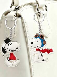 MASSDI Retro Cartoon Key Chain Set, HD Crisp Printed Pattern With Bright Color Details, Reinforced Metal Link Chain, Lightweight Slim Profile, Ideal For Backpack Ornament, Key Organizer And Thoughtful Gift Selection - Multicolor - View 1