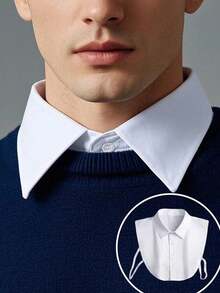 Detachable Fake Collar, Men's Half Shirt, Fake Collar, Men's Popular Accessory - Multicolor - View 4