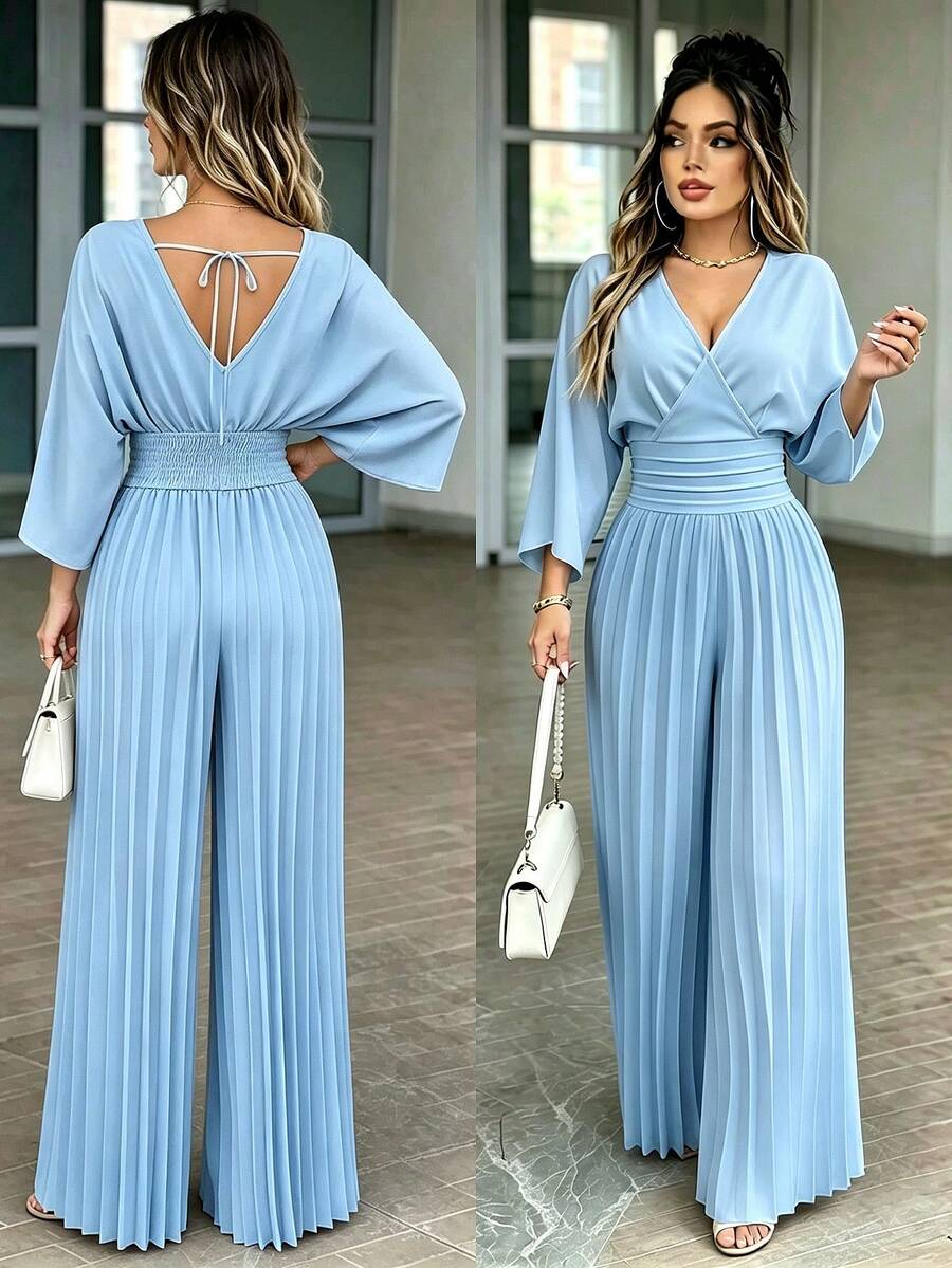 Women Jumpsuits - Blue - View 1