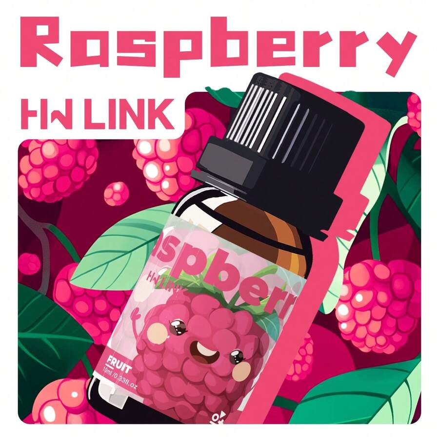HWLINK 10ml 覆盆子香氛油，節日禮物，持久留香，果香清新，清爽酸甜，車用香氛