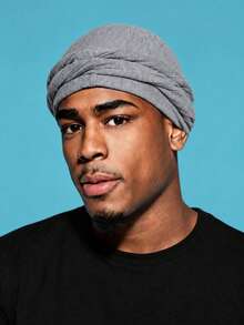 Awegeo 1pc Unisex Solid Color Double Layer Woven Turban - Versatile Fashion Headwear, Casual & Comfortable, Soft & Breathable, Ideal Accessory For Daily Wear - Multicolor - View 14
