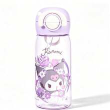 Miniso Sanrio Kuromi Dual-Drinking Water Cup, Flip Lid, Straw And Direct Drinking Dual Use, Portable Outdoor Water Cup (1pc) - Kuromi-1pc - View 5