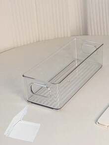 3pcs Eyelash Extension Storage Box, Desk Organizer Box, Multi-Functional Eyelash Display & Storage Box, Transparent Visible Eyelash Storage Box, Jewelry Box, Makeup Brush Holder, Perfume Storage Box, Cosmetic Bag, Great Gift For Women, Christmas Gift - Clear - View 3