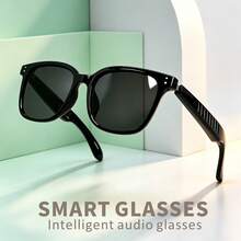 SENBONO AI Intelligent Audio Glasses, Built-In Microphone, Support Wireless Music/Voice Calls/Music Playback, Equipped With Multilingual Translation Application/Compatible With Smartphones/Suitable For Travel/Leisure/Christmas/Halloween - View 7