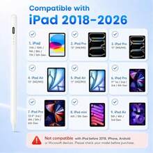 Portable Universal Stylus Set, Compatible With IPad/Compatible With Samsung/Other Android Devices, Tilt Pressure Sensing, Anti Misoperation, High-Sensitivity Stylus, Suitable For Mobile Phones/Tablets, Drawing Accessories - Multicolor - View 9
