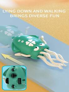 Children's Magic Dancing Octopus Stress Relief Wind-Up Squid Toy, Suitable For Boys And Girls Aged 3-12 And Above, Gift - Multicolor - View 4