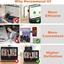 Adjustable Magnetic Laptop And Phone Stand, Compatible With Multiple Devices, Portable Foldable Flip Stand, Suitable For MacBook And Phone - Ideal Camera Adapter Accessory, Video Call Stand, Compact Stand, Sturdy Structure, Content Creator's Choice - New Arrival - View 8