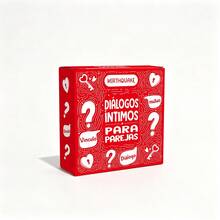 Diálogos Intimos Para Parejas Couple Conversation Card Game, Spanish Relationship Question Game, Great Gift For Christmas, Game Party, Interactive Social Game For Couple Date Nights & Adult Gatherings - Multicolor - View 9