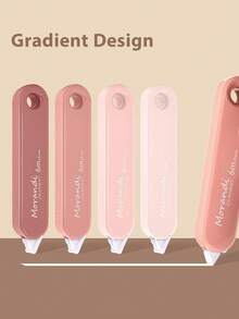 5pcs Gradient Color Pen-Style Correction Tape, Silent White Out Tape, Correcting Fix Tape Smooth Correction Roller Tape For Students School Office Stationery, Back To School Gift - Multi Colors - View 10