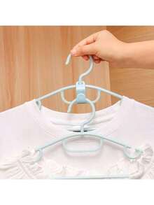 30 PCS Space Saving Hanger - Clothes Connector Hooks, Stacking Space Saver, Plastic Closet Organizers And Storage Extender For Heavy Duty Cascading Connection - White - View 1