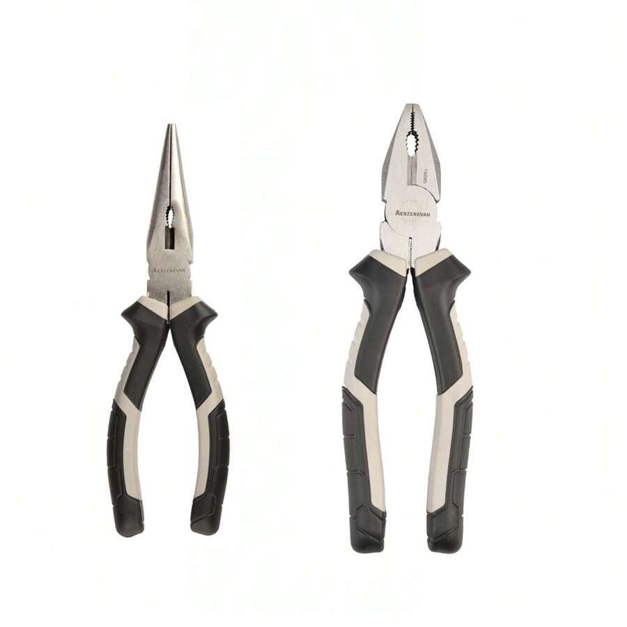 1pc Steel Wire Pliers/Diagonal Cutter, Rubber Coated Handle, Multi-Function Household Hardware Repair Tool - Pliers - View 1