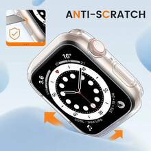 全 TPU 螢幕保護貼防撞保護殼，適用於 12 系列 Watch 12 42mm、Watch 12 46mm、Watch 4 Ultra - 無色 - 查看 4