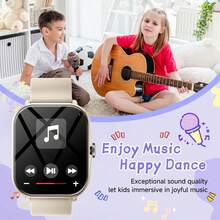 Đồng hồ thông minh nâng cấp mới 2026 cho trẻ em và thanh thiếu niên, gọi không dây, màn hình cảm ứng toàn phần 1.83 inch, thân nhẹ, mặt đồng hồ hình nền, thông báo tin nhắn, dự báo thời tiết, điều khiển nhạc, lựa chọn tốt nhất cho trẻ em, dung lượng pin 180mAh - Nhiều màu-1 - Xem 5