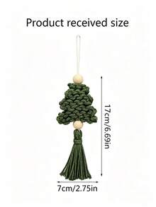 Bohemian Style Woven Ball Christmas Tree Hanging Ornament, Tassel Woven Hanging Decoration, Suitable For Christmas Tree, Wall, Window, Home, Party Room Decoration - Multiple Styles - View 7