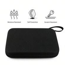 Eva Air Compressor Storage Bag, Hard Shell Carrying Case For Tire Inflator, Portable Organizer Case For Air Pump, Hoses, Cables And Accessories, Protective Travel Bag - Black - View 5
