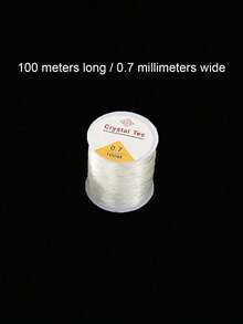 Flexible Nylon Cord - Transparent Elastic String, Suitable For DIY Jewelry Making, Bracelet And Necklace Weaving - Smooth Surface, Delicate Texture, Jewelry Cord Designed For Bead Artists - Cord - View 7