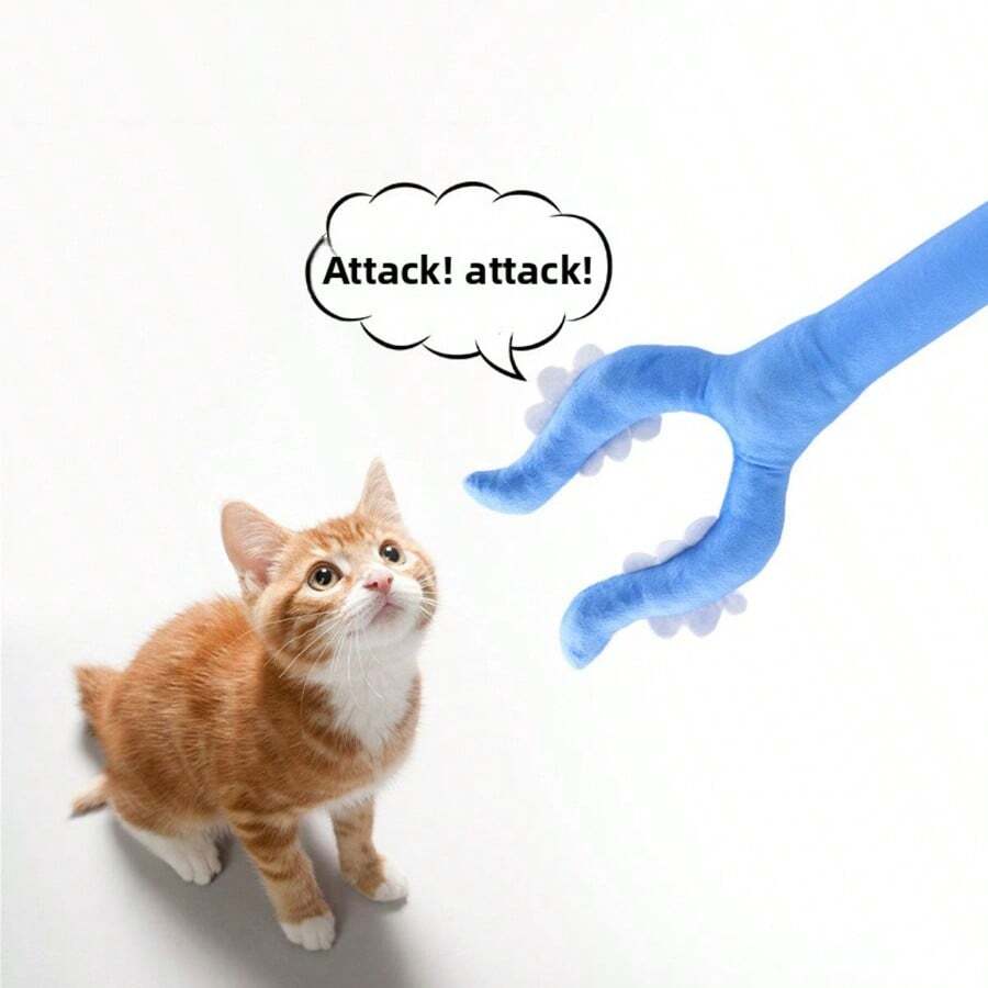 New Funny Teasing Cat Wand Plush Long Arm Interactive Toy, Boredom Relief Pet Toy For Cats And Dogs - View 1