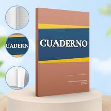 Buku Catatan Cuaderno Spanyol, 260 Halaman, 145 X 210 Mm, Jurnal Tulis Minimalis Gaya A5 untuk Mencatat, Belajar, Catatan Kuliah, Rapat, Kantor, Sekolah, Menulis Harian, Catatan Kerja, Kuliah, Kembali ke Sekolah, Perlengkapan Pelajar & Kantor - 260 Halaman – Cuaderno Spanyol - View 3