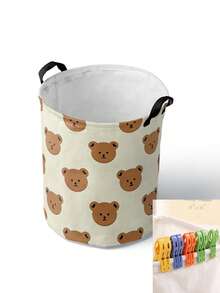 Dirty Laundry Basket Storage Bin, Large Capacity Collapsible Laundry Hamper, Foldable Storage Bucket For Bedroom, Laundry Room, Home Organization, Practical Gift For Her, Halloween And Christmas - Multicolor - View 13