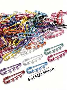 20pcs Random 6.5CM Multicolor Safety Brooch - DIY Jewelry Making Blank Base And Accessories, Brooch, DIY Supplies - Multicolor - View 7
